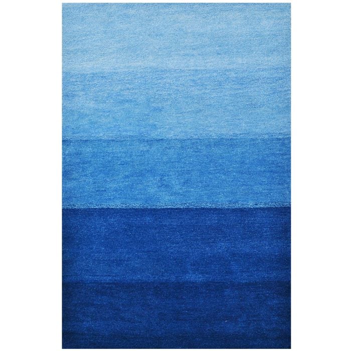 Handmade Gabbeh Wool Rug-128-Indigo Blue-160x230cm