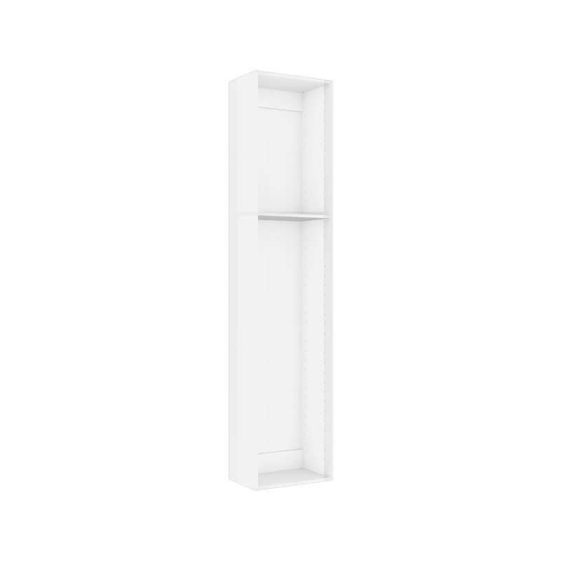 Lugna 2048 x 450 x 280mm White Cabinet Shell