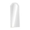 Oikiture Full Length Mirror Floor Makeup Mirrors 165x60cm White Wood Bedroom