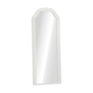 Oikiture Full Length Mirror Floor Makeup Mirrors 165x60cm White Wood Bedroom