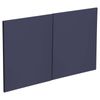 Kaboodle 1000mm Berry Blue Modern Fridge Cabinet Doors - 2 Pack
