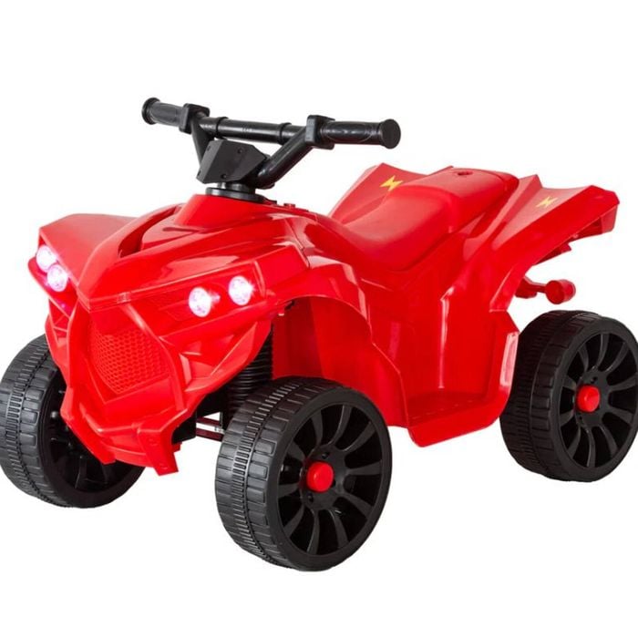Lenoxx Rechargeable Ride On Quad Bike With Safe Braking System - Red