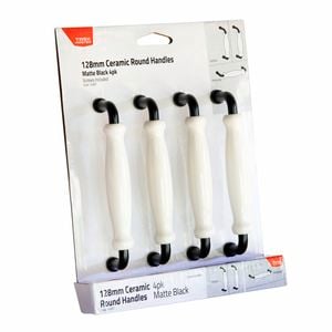 Taskmaster Ceramic Cabinet Handle - 4 Pack