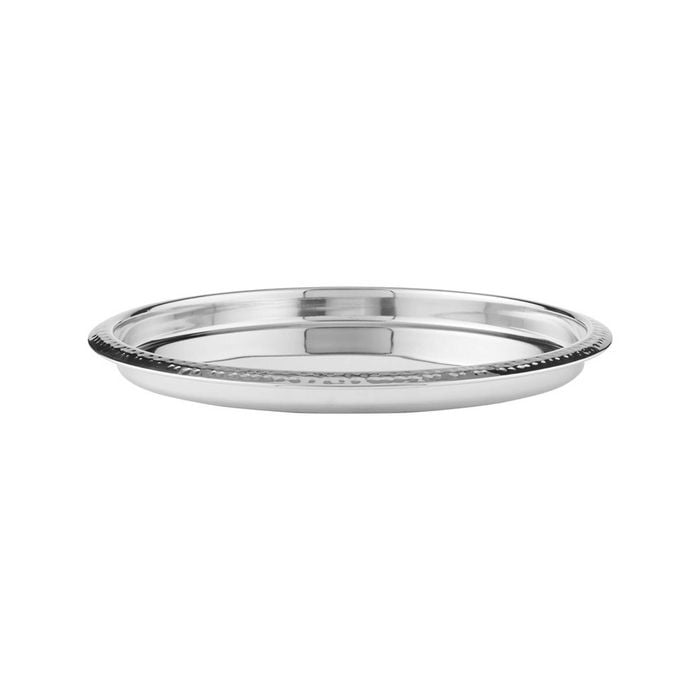 Maxwell & Williams Cocktail & Co Lexington Hammered Round Tray 35.5cm - Silver