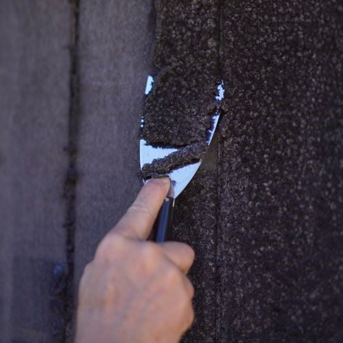 Scraping off outer char.