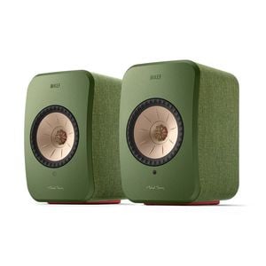 KEF LSX II Wireless HiFi Speakers (Olive Green)