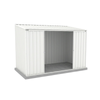 Absco Sheds 3.00 x 1.52 x 2.08m Surfmist Ezislider Double Sliding Door Garden Shed