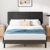 Zinus King Single Cambril Bed Frame Fabric Bed Base Upholstered Kids - Dark Grey