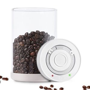 Catzon 950ML Smart Vacuum Container One-Button Operation for Food Coffee Storage