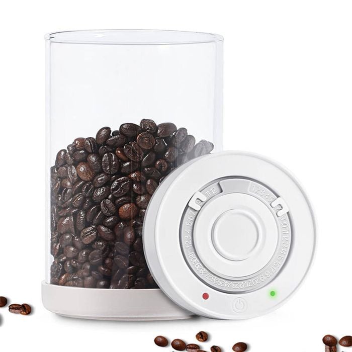 Catzon 950ML Smart Vacuum Container One-Button Operation for Food Coffee Storage