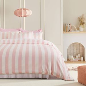 Gioia Casa 100% Cotton Alice Reversible Printed Quilt Cover Set - Queen