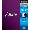 Elixir #11000 Acoustic Polyweb Guitar Strings 80/20 Bronze 10-47 Extra Light