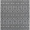 Long Island 3333 Dm9e 200x290 Grey Black Rug