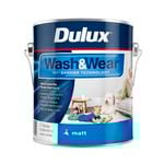 Dulux 2L Vivid White Matt Wash&Wear Interior Paint
