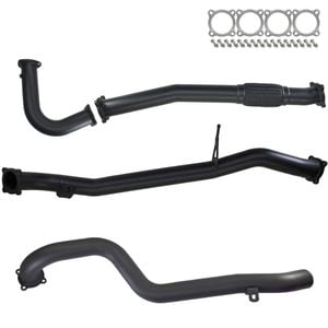 Ignite Exhausts Turbo Back For Nissan Gu Patrol 4.2l Leaf Spring Ute 3" No Dump Pipe With Pipe Only 409 Stainless Steel
