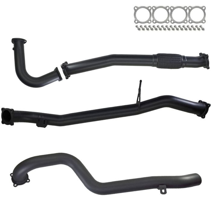Ignite Exhausts Turbo Back For Nissan Gu Patrol 4.2l Leaf Spring Ute 3" No Dump Pipe With Pipe Only 409 Stainless Steel