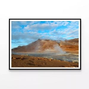 Hverir in Iceland  Print 100% Australian Made 120x90cm  (Poster)