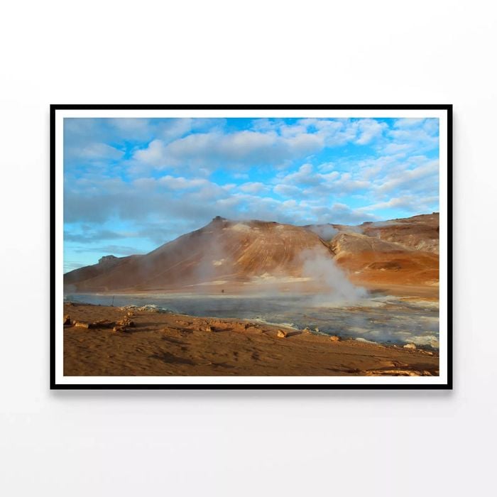 Hverir in Iceland  Print 100% Australian Made 120x90cm  (Poster)
