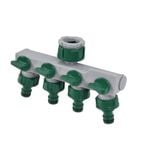 Garden Basics 4 Way Tap Adaptor Outlet
