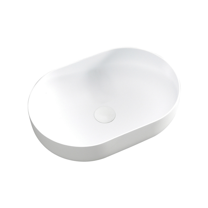 Attica 500 x 80 x 460mm London Solid Round Surface Basin