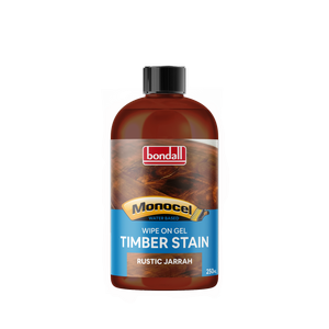 Bondall 250ml Rustic Jarrah Monocel Wipe On Gel Stain