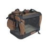 Yes4pets Large Fordable Pet Dog Puppy Soft Crate With Curtain-brown
