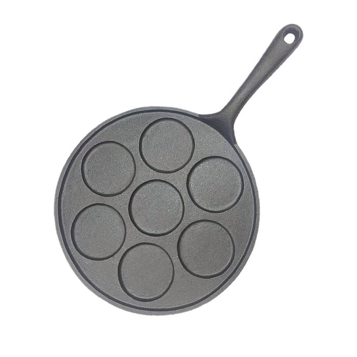 SOGA 23cm Cast Iron Takoyaki Fry Pan