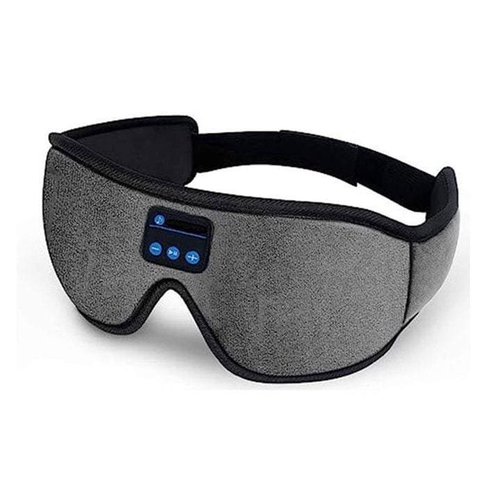 Catzon Sleep Headphones Bluetooth 5.0 3d Eye Mask Hands Free For Travel-grey