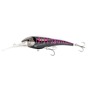 Nomad Design DTX Minnow 140mm Floating Hard Body Fishing Lure Black Pink Mackerel