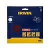 IRWIN 178mm 60 Grit No Holes Quick Fit Random Orbital Sanding Discs - 5 Pack