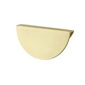 Sylvan Satin Brass Half Circle Cabinet Handle