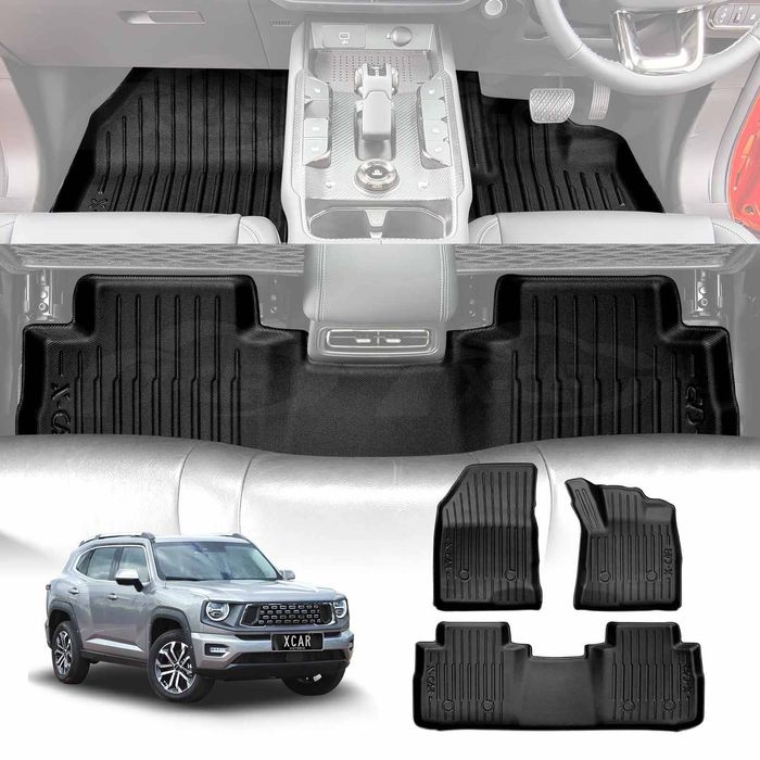 3d Floor Mats For Gwm Haval H7 2025-onwards Heavy Duty All Weather Car Mats Carpet Liner Set