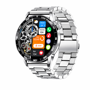 Smart Watch 1.38" Hd Bluetooth Call Waterproof Fitness Tracker For Android & Ios – Heart Rate Monitor Steel Silver