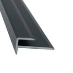 Roberts 5mm x 3.3m Black Plank Stair Nose - 10 Pack
