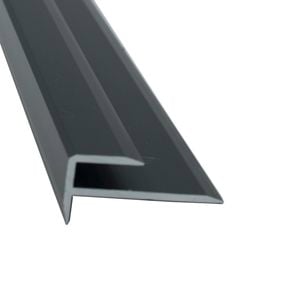 Roberts 5mm x 3.3m Black Plank Stair Nose - 10 Pack