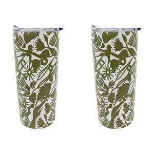 2PK Annabel Trends 500ml Stainless Steel Smoothie Tumbler - Abstract Gum
