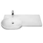 Caroma 920mm White Opal Wall Basin RH 1TH