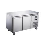 Lce Ld2100tn Stainless Steel Two Door Bench Fridge