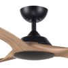 Fanforce Capri II Smart DC Ceiling Fan With Remote 64" ABS Blades Black/Teak