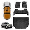 3D Floor Mats Boot Liner for Land Rover Defender L663 110 5 Seater 2020-Onwards All Weather Heavy Duty Cargo Trunk Luggage Tray