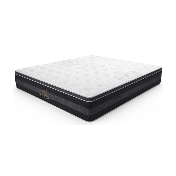 Divano Bedding 34cm Mattress Euro Top Pocket Spring King