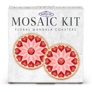 Mandala Art Flower Mandala Coaster Mosaic Craft Kit