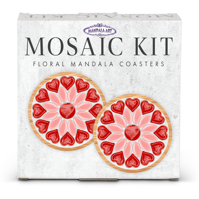 Mandala Art Flower Mandala Coaster Mosaic Craft Kit