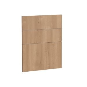 Kaboodle 600mm Cajun Oak Modern 3 Drawer Panels