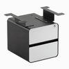 Desky Minimal Under Desk Cabinet Black Frame