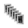6PK Unigift Noosa 10x15cm MDF/Glass Picture Frame - Silver