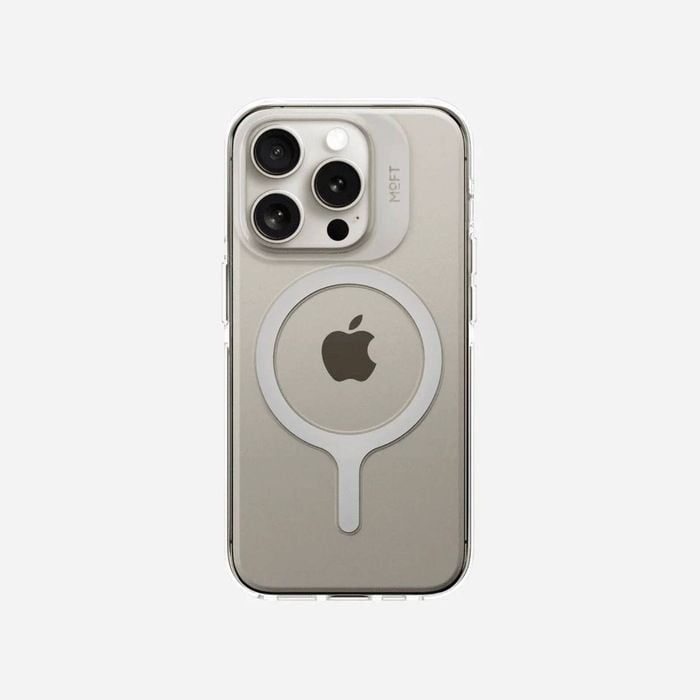 MOFT Snap Phone Case - iPhone 15 Plus (MagSafe-Enhanced, Lanyard Compatible) - Clear