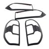 Matte Black Headlight & Tail Light Trim Covers Fit For LDV T60 2017-2021