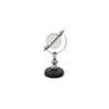 Elegant Collections 30cm Crystal Globe Decorative Ornament Blacksilver