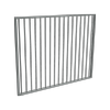 ProtectorAl 1201 - 1500 x 1200mm Monument Aluminium Garden Gate Flat Top